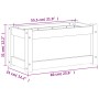 Douglasie Pflanzgefäß aus massivem Tannenholz 60x31x31 cm von , Töpfe und Pflanzgefäße - Ref: Foro24-837445, Preis: 36,32 €, ...