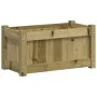 Jardinera de madera de pino impregnada 60x31x31 cm de , Maceteros y jardineras - Ref: Foro24-837447, Precio: 45,18 €, Descuen...