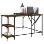 Escritorio madera de ingeniería roble ahumado 139x139x75 cm de , Escritorios - Ref: Foro24-837589, Precio: 92,72 €, Descuento: %