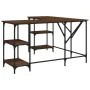 Schreibtisch aus Holzwerkstoff braune Eiche 139x139x75 cm von , Schreibtische - Ref: Foro24-837596, Preis: 102,31 €, Rabatt: %