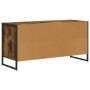 Gabinete de TV con cajón Roble Humo 100 x 36 x 49,5 cm en Muebles TV | Comprar online en Foro24