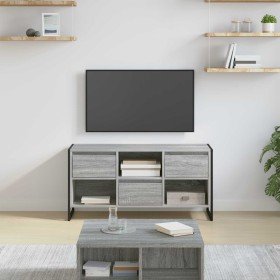 Gabinete de TV con cajón Gris Sonoma 100 x 36 x 49,5 cm en Muebles TV | Comprar online en Foro24
