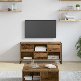 Gabinete de TV con cajón Madera Vieja 100 x 36 x 49,5 cm en Muebles TV | Comprar online en Foro24