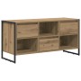 Gabinete de TV con cajón Roble Artesanal 100 x 36 x 49,5 cm en Muebles TV | Comprar online en Foro24