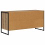 Gabinete de TV con cajón Roble Artesanal 100 x 36 x 49,5 cm en Muebles TV | Comprar online en Foro24