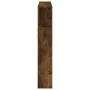 Cabecero LED madera ingeniería roble ahumado 120x18,5x103,5 cm de , Cabeceros y pies de cama - Ref: Foro24-837341, Precio: 67...