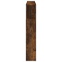 Cabecero LED madera ingeniería roble ahumado 120x18,5x103,5 cm de , Cabeceros y pies de cama - Ref: Foro24-837341, Precio: 68...