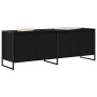 Gabinete de TV Roble Negro 140 x 36 x 49.5 cm en Muebles TV | Comprar online en Foro24