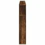 Cabecero LED madera ingeniería roble ahumado 180x18,5x103,5 cm de , Cabeceros y pies de cama - Ref: Foro24-837362, Precio: 82...