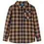 Cognac und blaues 92 kariertes Hemd für Kinder von , Kinder-T-Shirts - Ref: Foro24-12954, Preis: 10,32 €, Rabatt: %