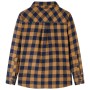 Checkered children's shirt in cognac and blue, size 92. by , Kids T-shirts - Ref: Foro24-12954, Price: 10,43 €, Discount: %