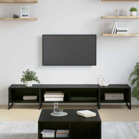 Gabinete de TV Roble Negro 170.5 x 36 x 30.5 cm en Muebles TV | Comprar online en Foro24