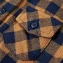 Child's checkered shirt in cognac and blue, size 116 by , Kids T-shirts - Ref: Foro24-12956, Price: 13,95 €, Discount: %