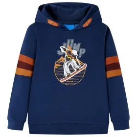 Kinderkapuzenpullover in Marineblau, Größe 116. von , Kinder-T-Shirts - Ref: Foro24-13146, Preis: 12,97 €, Rabatt: %