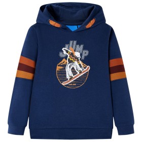 Kinderkapuzenpullover in Marineblau, Größe 116. von , Kinder-T-Shirts - Ref: Foro24-13146, Preis: 13,12 €, Rabatt: %