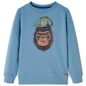 Mittelblaues Kinder-Sweatshirt 104 von , Kinder-T-Shirts - Ref: Foro24-13200, Preis: 11,24 €, Rabatt: %