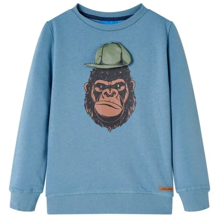 Mittelblaues Kinder-Sweatshirt 92 von , Kinder-T-Shirts - Ref: Foro24-13199, Preis: 11,24 €, Rabatt: %