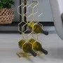 Home&Styling Wine rack for 8 bottles gold metal by , Wine racks - Ref: Foro24-447482, Price: 24,27 €, Discount: %