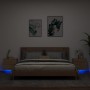 Wall-mounted bedside tables with LED lights, 2 units Sonoma oak by , Nightstands - Ref: Foro24-836817, Price: 96,55 €, Discou...