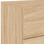 Wandnachttische mit LED-Leuchten 2 Einheiten Sonoma Eiche von , Nachttische - Ref: Foro24-836817, Preis: 96,55 €, Rabatt: %