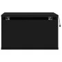 Wall-mounted bedside tables with LED lights, 2 units, black by , Nightstands - Ref: Foro24-836829, Price: 80,85 €, Discount: %