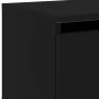 Wall-mounted bedside tables with LED lights, 2 units, black by , Nightstands - Ref: Foro24-836829, Price: 80,85 €, Discount: %