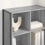 Estantería para libros Gris Sonoma 99,5 x 30 x 108,5 cm en Librerías y estanterías | Comprar online en Foro24