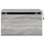 Wall-mounted bedside table with Sonoma gray LED lights by , Nightstands - Ref: Foro24-836836, Price: 38,14 €, Discount: %