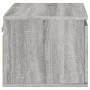 Wall-mounted bedside table with Sonoma gray LED lights by , Nightstands - Ref: Foro24-836836, Price: 38,14 €, Discount: %