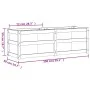 Solid Douglas fir wood planter 150x50x50 cm by , Pots and planters - Ref: Foro24-837487, Price: 141,26 €, Discount: %