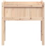 Planter with solid pine wood legs 70x31x70 cm by , Pots and planters - Ref: Foro24-837554, Price: 55,99 €, Discount: %