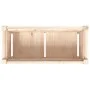 Pflanzgefäß mit Beinen aus massivem Kiefernholz 70x31x70 cm von , Töpfe und Pflanzgefäße - Ref: Foro24-837554, Preis: 49,88 €...