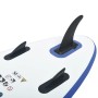 Blau-weißes aufblasbares Paddle-Board-Set von vidaXL, Paddleboards - Ref: Foro24-91582, Preis: 190,87 €, Rabatt: %