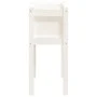 Pflanzgefäß mit Füßen massives Kiefernholz weiß 70x31x70 cm von , Töpfe und Pflanzgefäße - Ref: Foro24-837556, Preis: 48,23 €...