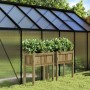 Jardineras con patas 2 uds madera de pino impregnada de , Maceteros y jardineras - Ref: Foro24-837563, Precio: 81,18 €, Descu...