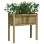 Planters with legs 2 units pine wood treated by , Pots and planters - Ref: Foro24-837563, Price: 78,06 €, Discount: %