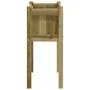 Planters with legs 2 units pine wood treated by , Pots and planters - Ref: Foro24-837563, Price: 78,06 €, Discount: %