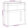Pflanzgefäße mit Füßen 2 Stück imprägniertes Kiefernholz von , Töpfe und Pflanzgefäße - Ref: Foro24-837563, Preis: 78,06 €, R...