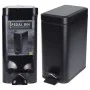 Excellent Houseware Matte Black 5 L Pedal Trash Can by , Garbage cans and trash cans - Ref: Foro24-447456, Price: 25,86 €, Di...