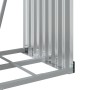 Grün verzinkter Stahlholzhalter 40x45x170 cm von , Brennholztaschen und -halter - Ref: Foro24-364538, Preis: 56,68 €, Rabatt: %