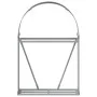 Holzhalter aus verzinktem Stahl anthrazitgrau 80x45x120 cm von , Brennholztaschen und -halter - Ref: Foro24-364559, Preis: 52...