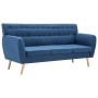 3-Sitzer-Sofa, gepolstert mit blauem Stoff, 172 x 70 x 82 cm von vidaXL, Sofas - Ref: Foro24-247130, Preis: 327,41 €, Rabatt: %