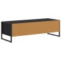 Gabinete de TV Roble Negro 100 x 36.5 x 30.5 cm