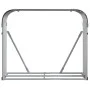 Leñero de acero galvanizado marrón 120x45x100 cm de , Bolsas y soportes de leña - Ref: Foro24-364573, Precio: 51,72 €, Descue...