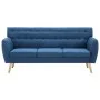3-seater sofa upholstered in blue fabric 172x70x82 cm by vidaXL, Sofas - Ref: Foro24-247130, Price: 302,14 €, Discount: %