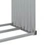 Leñero de acero galvanizado marrón 120x45x100 cm de , Bolsas y soportes de leña - Ref: Foro24-364573, Precio: 51,72 €, Descue...