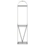 Leñero de acero galvanizado marrón claro 40x45x170 cm de , Bolsas y soportes de leña - Ref: Foro24-364578, Precio: 52,19 €, D...