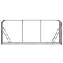 Galvanized steel anthracite gray firewood rack 234x45x100 cm by , Firewood bags and holders - Ref: Foro24-364565, Price: 69,6...