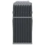 Galvanized steel anthracite gray firewood rack 234x45x100 cm by , Firewood bags and holders - Ref: Foro24-364565, Price: 69,6...