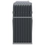 Leñero de acero galvanizado gris antracita 234x45x100 cm de , Bolsas y soportes de leña - Ref: Foro24-364565, Precio: 70,05 €...